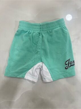 Jordan Kids Mint Green and White Athletic Shorts